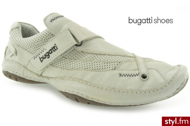 Bugatti Shoes PÓŁBUTY BUGATTI CHAMBAO NAPPA WHITE - Półbuty Buty Moda