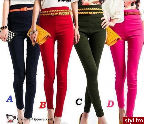Leginsy Spodnie Moda