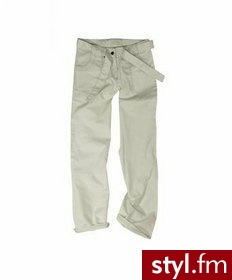 Volcano Spodnie TEVRANA jasny szary r. M - Sportowe Buty Moda