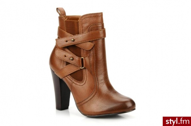 Dune PÓŁBUTY I BOTKI KNICK KNACK BY (Brązowy) - Botki Buty Moda