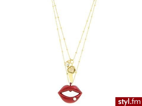 soczyście czerwone usta Betsey Johnson - 56$ - Pozostałe Dodatki Moda