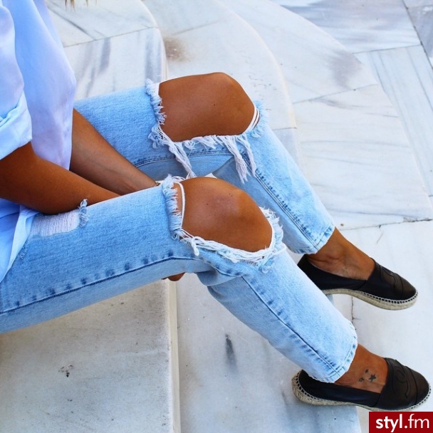 Jeansy Spodnie Moda