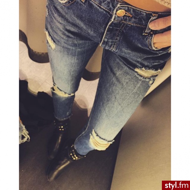 Jeansy Spodnie Moda