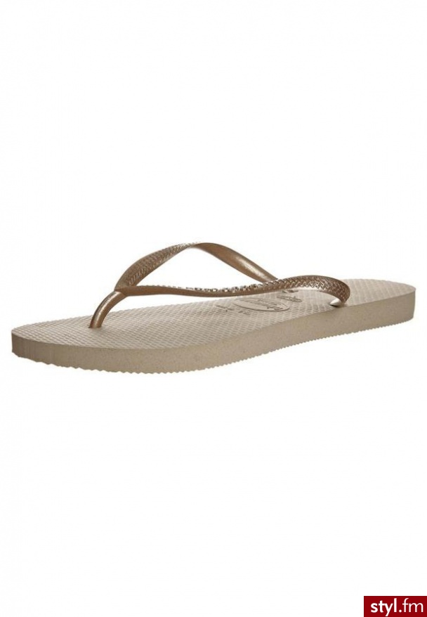 Havaianas SLIM Japonki złoty - Klapki Buty Moda