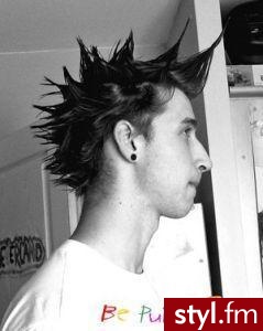 Punk Rock Alternatywne Średnie Fryzury