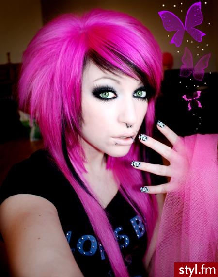 Kitty Mallow - EMO Alternatywne Średnie Fryzury