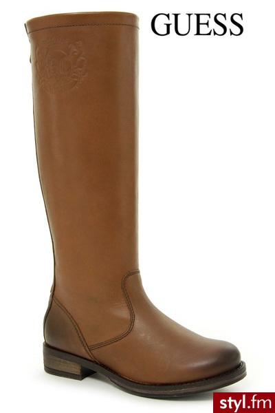Guess ANNA BOOT LEATHER NOCE - Kozaki Buty Moda
