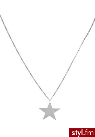 TomShot FALLING STAR Naszyjnik srebrny (36ke0516s) - Naszyjniki Biżuteria Moda