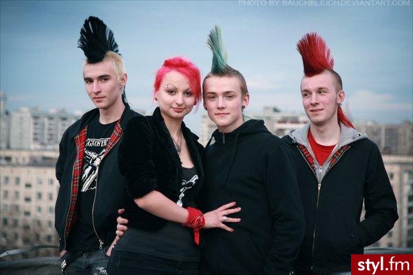 Punk Rock Alternatywne Długie Fryzury