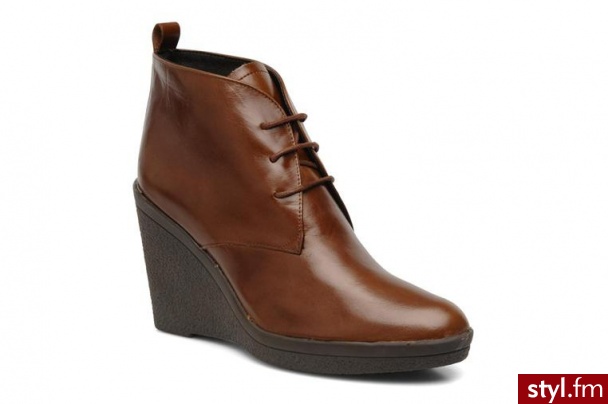 Elizabeth Stuart PÓŁBUTY I BOTKI AGATHE BY 62724cuir cognac - Botki Buty Moda