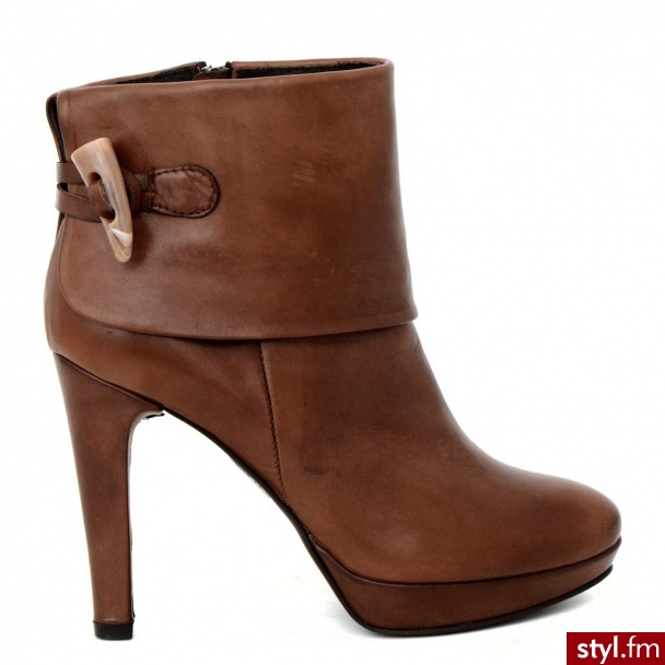 Venezia BOTKI NA PLATFORMIE 7388 VIT NUTE - Botki Buty Moda