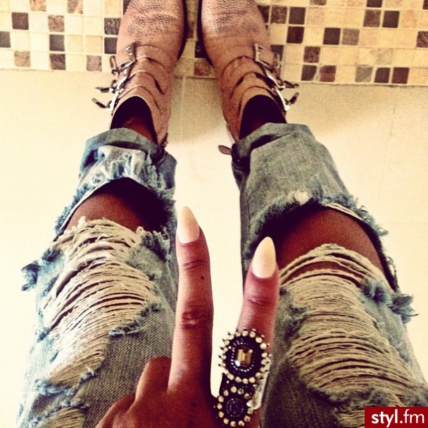 Jeansy Spodnie Moda