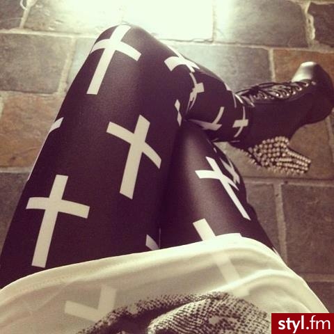 Leginsy Spodnie Moda