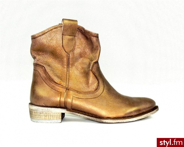 Mr Tops Botki wiosenne 0760422D - Botki Buty Moda