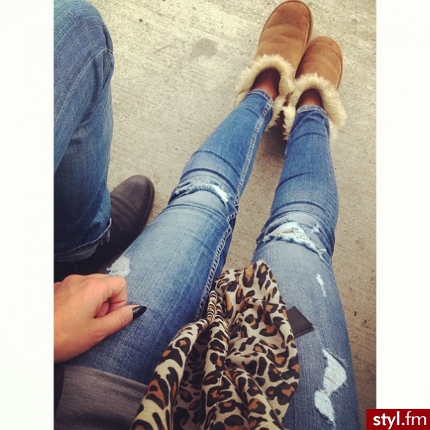 Jeansy Spodnie Moda