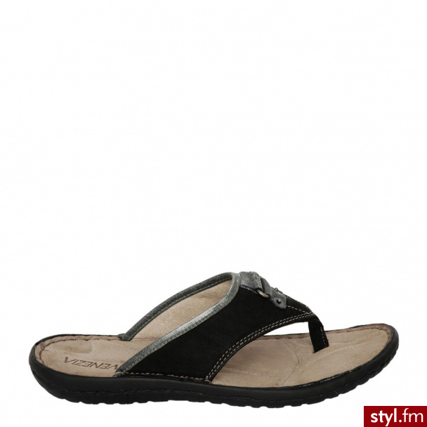 Venezia KLAPKI MĘSKIE JAPONKI 358039 NERGH - Klapki Buty Moda