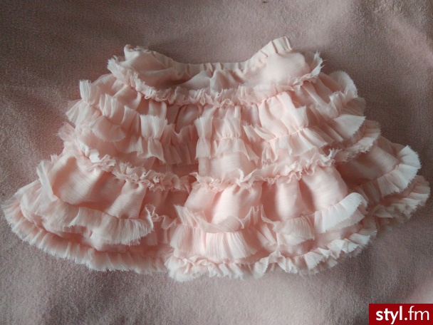 http://www.vinted.pl/damska-odziez/spodnice/17971495-pudrowa-sliczna-spodniczka-xs-top-shop-falbany-rozkloszowana - Krótkie Spódnice Moda