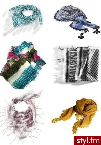 Panterka: Esprit, ok. 77 zł
Krata: River Island, ok. 28 zł
Kolorowa: H&M, ok. 26 zł
Czarno-biała: New Yorker, ok. 32 zł
Beżowa: Promod, ok. 55 zł
Żółta: H&M, ok. 26 zł - Pozostałe Dodatki Moda