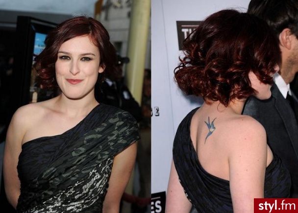 Rumer Willis - Kolorowe Upięcie Proste Na co dzień Średnie Fryzury