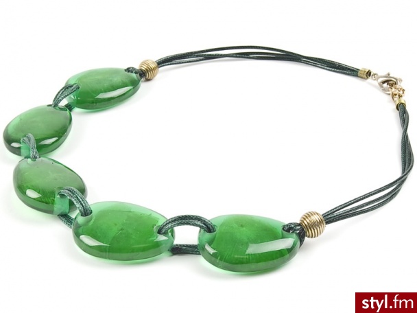 Iloko NASzYJNIK KOLIA GREEN - Naszyjniki Biżuteria Moda