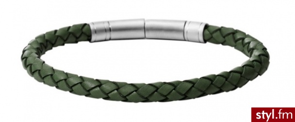 Bransoletka męska Fossil  JF00514797 - Bransoletki Biżuteria Moda