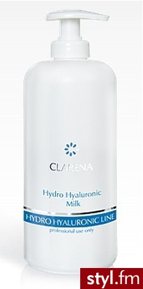 CLARENA Hydro Hyaluronic Milk Hialuronowe mleczko nawilżające do demakijażu i oczyszczania 500 ml - Emu Buty Moda
