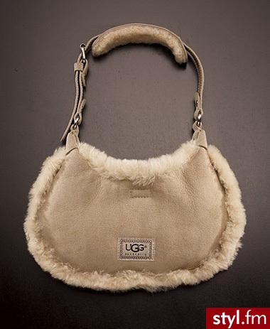 włochata torba firmy UGG - 120$ - Pozostałe Torebki Moda