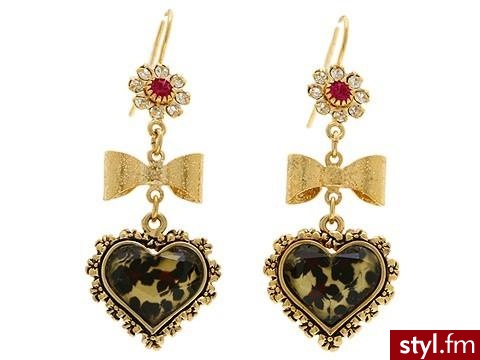 Gepardzie kolczyki - Betsey Johnson - 41$ - Pozostałe Dodatki Moda