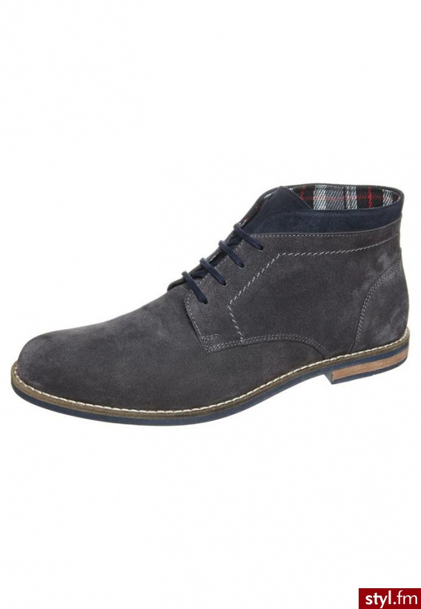 Pier One Oksfordki szary (1076) - Pozostałe Buty Moda