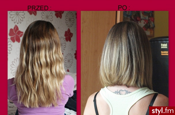 po wizycie u fryzjera :D - Brązowe Rozpuszczone Proste Na co dzień Średnie Fryzury