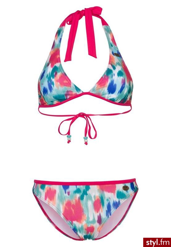 Roxy KATKIT Bikini kolorowy WRWSM163 - Na plażę Bielizna Moda