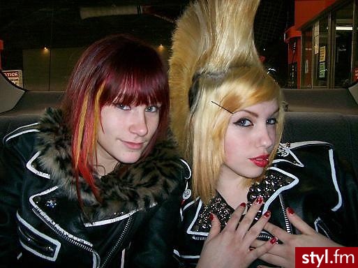 Punk Rock Alternatywne Średnie Fryzury