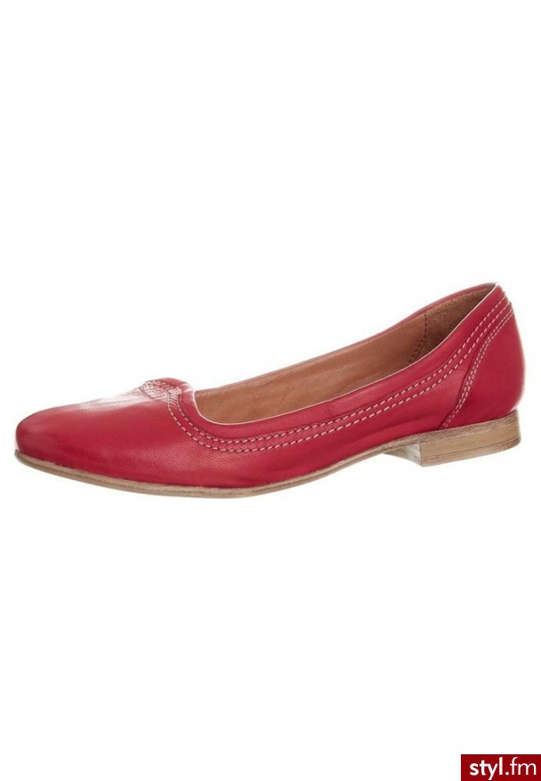 Zign Baleriny czerwony - Balerinki Buty Moda