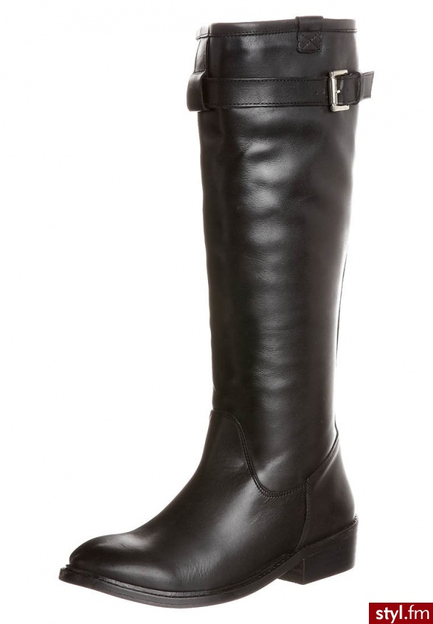 Zalando Collection Kozaki czarny - Kozaki Buty Moda