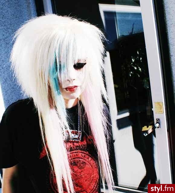 EMO Alternatywne Średnie Fryzury