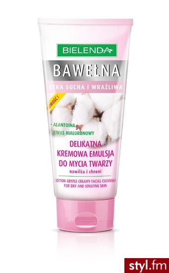 BIELENDA BAWEŁNA Delikatna kremowa emulsja do mycia twarzy 150 ml - Emu Buty Moda