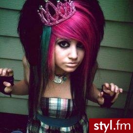 EMO Alternatywne Średnie Fryzury