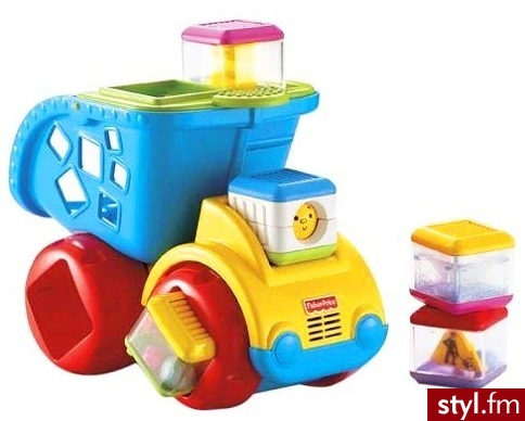 Fisher Price Ciężarówka Z Klockami B4252 - Dziecko