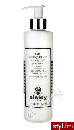 Sisley Cleansing Milk With Sage 250 ml Mleczko demakijaż Do skóry mieszanej i tłustej - Emu Buty Moda