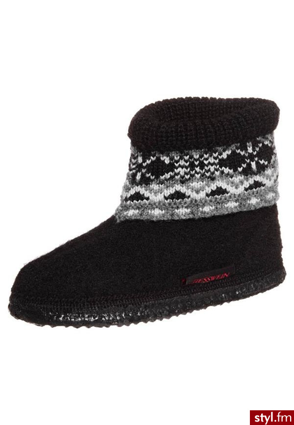 Giesswein KRISTANSAND Kapcie czarny (58/10/41523) - Pozostałe Buty Moda