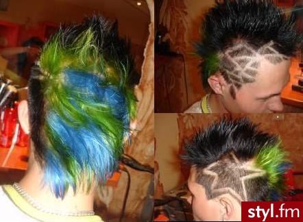 Punk Rock Alternatywne Średnie Fryzury