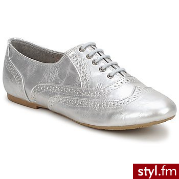 StylistClick DERBY TINA SILVER - Pozostałe Buty Moda