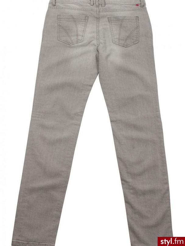 Jeansy Model H000117 Light Grey Odcienie szarości i srebra - Jeansy Spodnie Moda