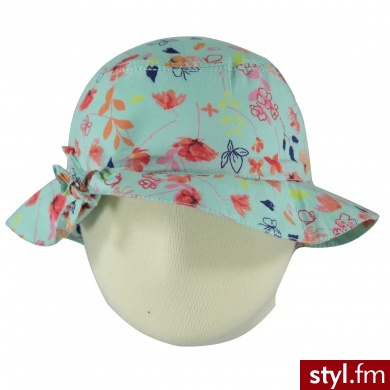 Babyface Girls Mini Kapelusz przeciwsłoneczny pacific blue - Nakrycia głowy Dodatki Moda