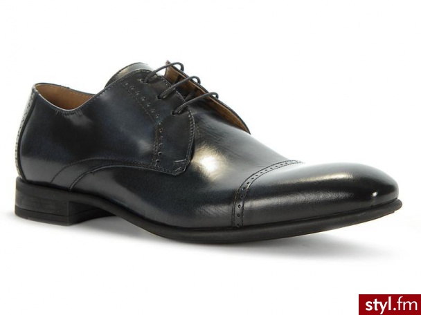 Gino rossi PÓŁBUTY MPC946 (granatowy) - Półbuty Buty Moda