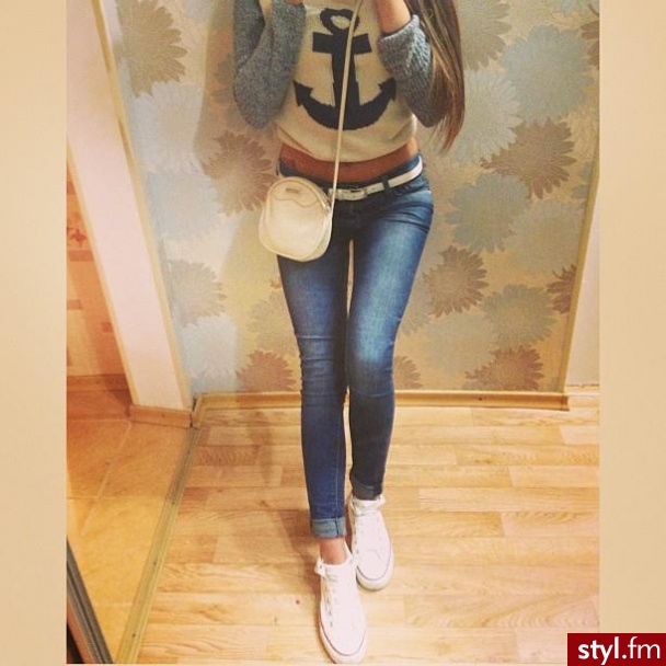 Jeansy Spodnie Moda