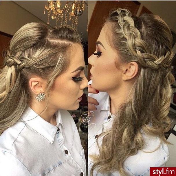 Blond Upięcie Kręcone Na co dzień Długie Fryzury