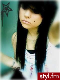 EMO Alternatywne Średnie Fryzury