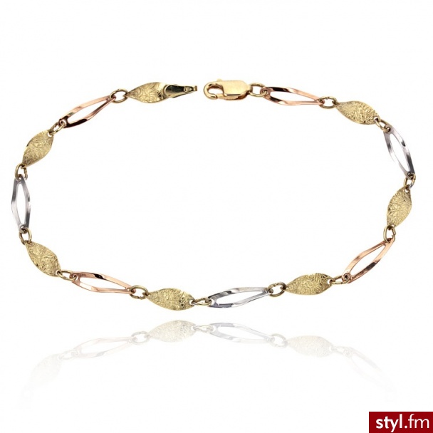 Dandelio złota Bransoletka ARP-BRA-005 - Bransoletki Biżuteria Moda