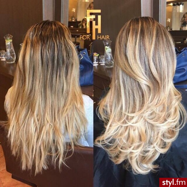 http://forhairsobieski.pl/ SOMBRE OLAPLEX WARSZAWA DOBRY FRYZJER KOLORYZACJA SHIMMER - Rozpuszczone Kręcone Na co dzień Długie Fryzury